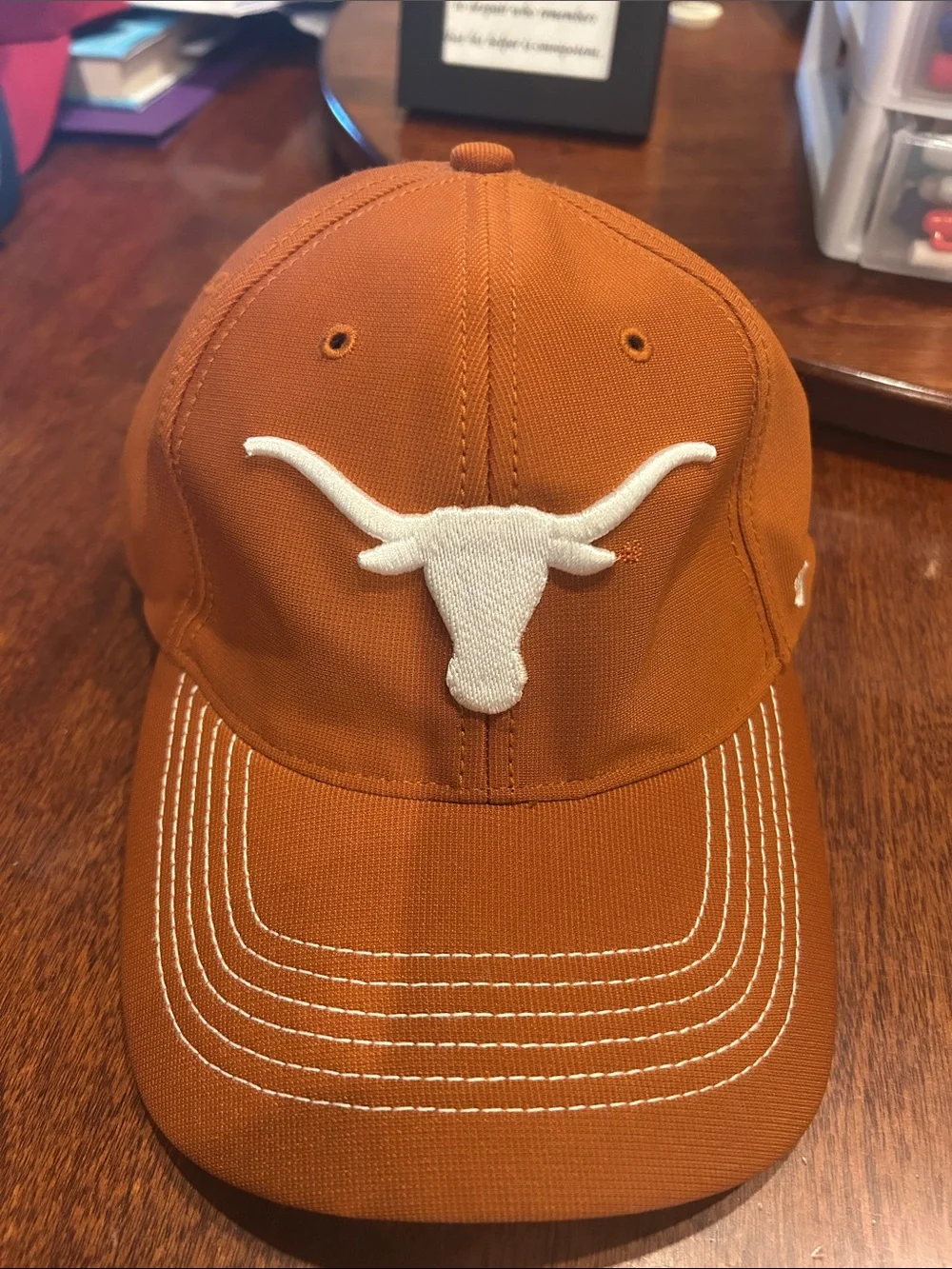 '47 Brand CLOSER Texas Longhorns Burnt Orange Fitted Hat Embroidered Logo S/M